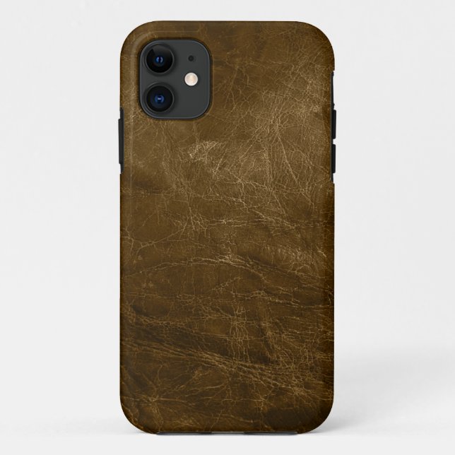 Coques Case-Mate iPhone Cuir Brown (Dos)