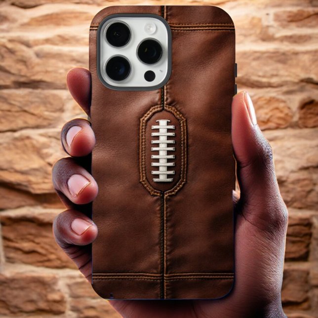 Coques Case-Mate iPhone Cuir de football élite (Créateur téléchargé)