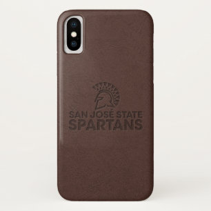 Case-Mate iPhone Case Cuir de Spartans d'état de San Jose