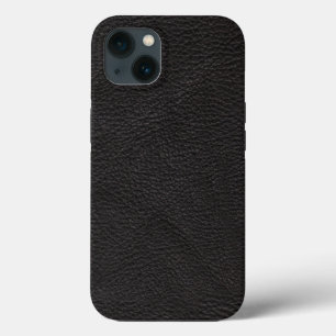 Case-Mate iPhone Case Cuir Noir Élégant Avec Texture