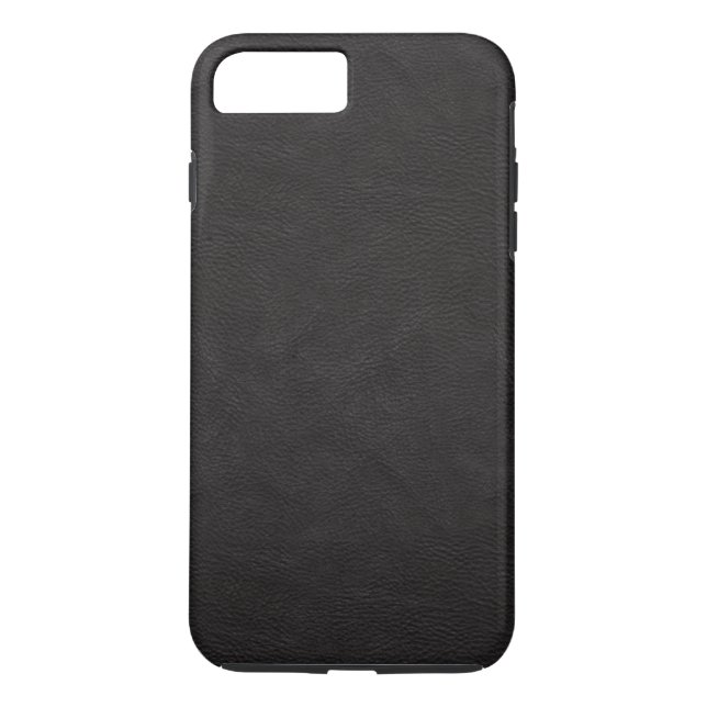 Coques Case-Mate iPhone Cuir noir texturé (Dos)