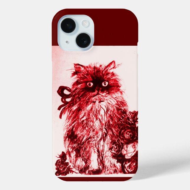 COQUES Case-Mate iPhone CUISINE AVEC ROSES ROUGES BLANCHES (Verso)