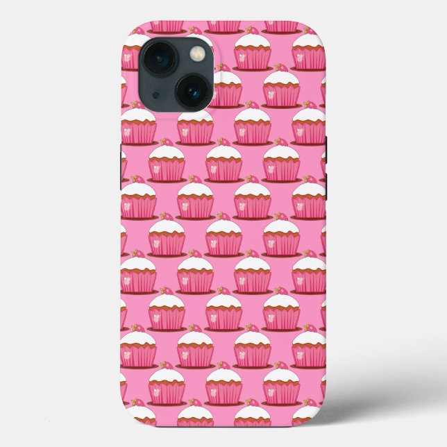 Coques Case-Mate iPhone Cupcakes rose (Verso)