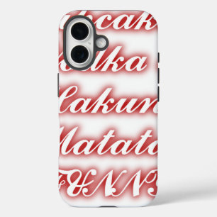 Coque Pour iPhone 16 Cupcakes Rouge Vodka Hakuna Matata FUNNY.