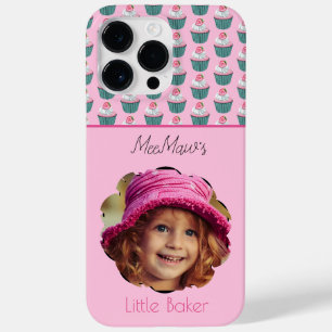 Coque Pour Pour iPhone 14 Pro Max Cupcakes Scalloped Nom du Modèle photo personnalis