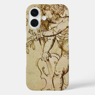 Coque Pour iPhone 16 Cupidon avec un violon par Domenico Campagnola