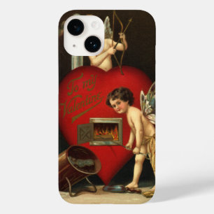 Coques Pour iPhone Cupidon de la Saint-Valentin vintage, anges Amour 