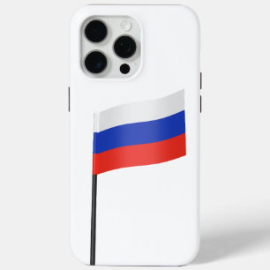 Coque iPhone 15 Pro Max cure-dents avec drapeau russe