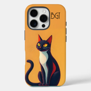 Coques iPhone 16 Pro Curieux chat