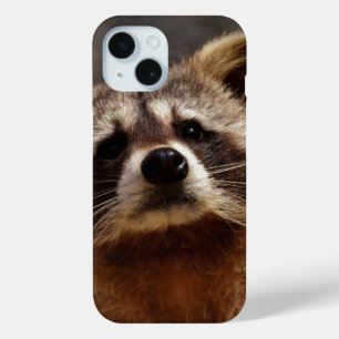 Coque Pour iPhone 15 Curieux Photo Raccoon