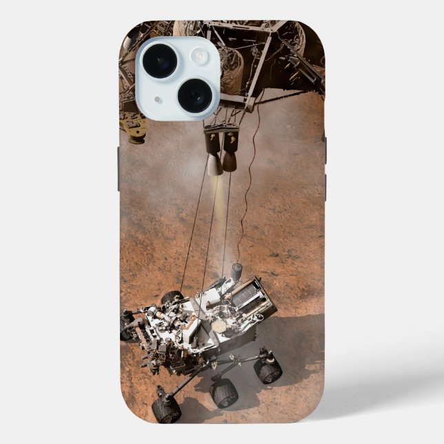 Coques Case-Mate iPhone Curiosity Arrivant Sur La Surface Martienne. (Verso)