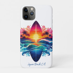 Case-Mate iPhone Case Curs de surf couché de soleil-