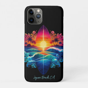 Case-Mate iPhone Case Curs de surf couché de soleil-