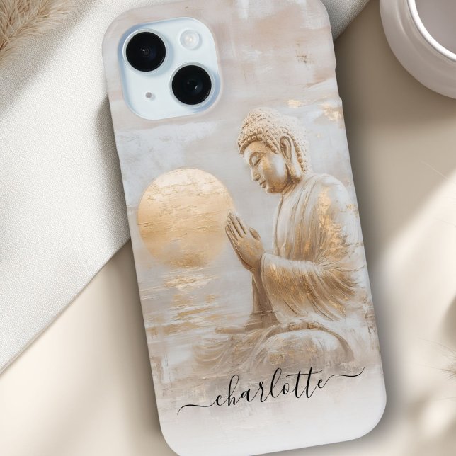 Coques Case-Mate iPhone Custom Buddha (Custom Buddha Case-Mate iPhone Case with your name or text.)