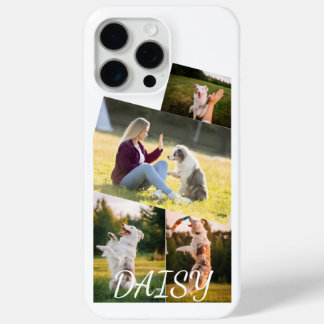 Coque iPhone 15 Pro Max Custom dog cat photo collage phone case