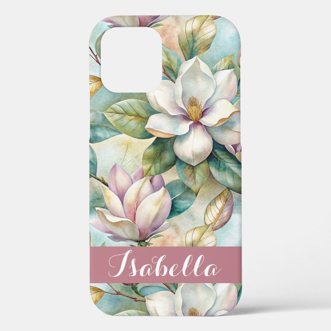 Coques Case-Mate iPhone Custom Elegant Magnolias (Verso)