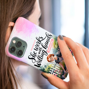 Coques iPhone 16 Pro Max Custom Elle travaille avec les mains de volonté Ch