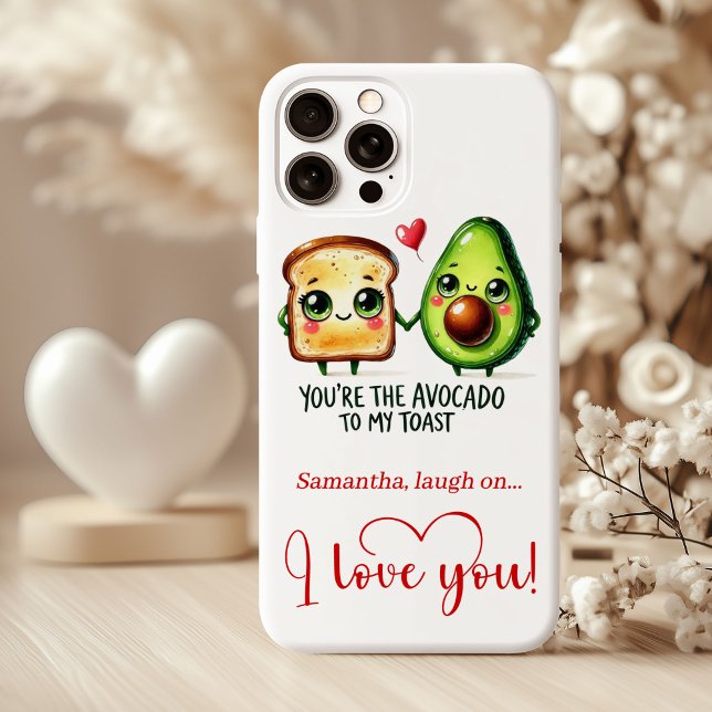 Coques Case-Mate iPhone Custom Name Valentine Phone Case with Funny Food (Custom Name Valentine Phone Case with Funny Food)