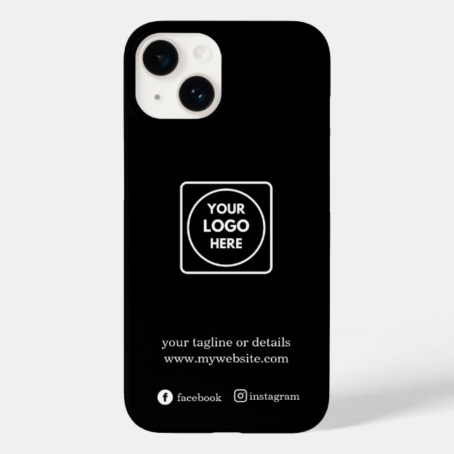 Coques Case-Mate iPhone Custom Promotional Business Logo iphone case (Verso)