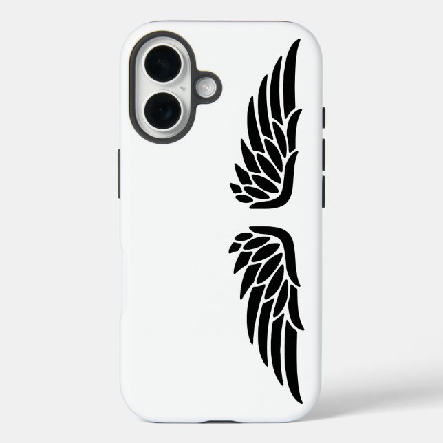 Coques Case-Mate iPhone Custom with eagle wing iPhone 16 Case (Verso)