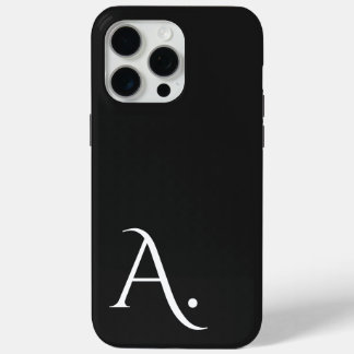 Coque iPhone 15 Pro Max Custom with Initial Name
