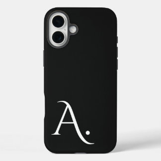 Coques iPhone 16 Plus Custom with Initial Name