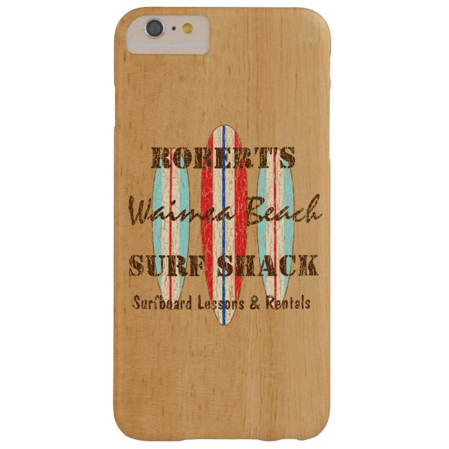 Coques Case-Mate iPhone Customise des signes surf Monogramme Hawaiian Surf (Dos)