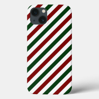 Case-Mate iPhone Case Customizable Diagonal Christmas Stripes iPhone