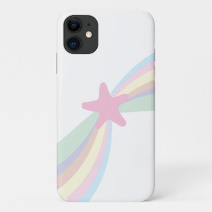 Case-Mate iPhone Case Cute arc-en-ciel étoile de tir blanc