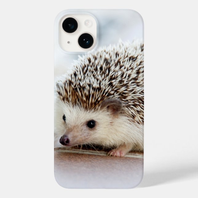 Coques Case-Mate iPhone Cute Baby Hedgehog Photo (Verso)