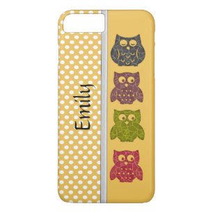 Coques Pour iPhone Cute Branché chic chéri abstrait hibou personnalis