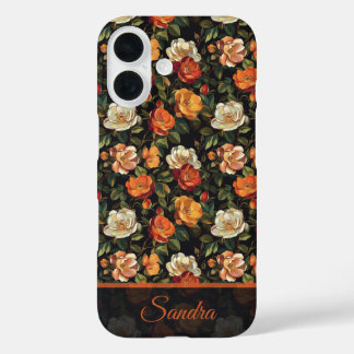 Coque Pour iPhone 16 Cute Bridesmaid Gift Rose Name