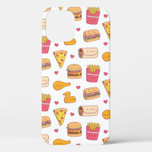 Case-Mate iPhone Case Cute Burrito Pizza Sandwich Burger Fries Motif
