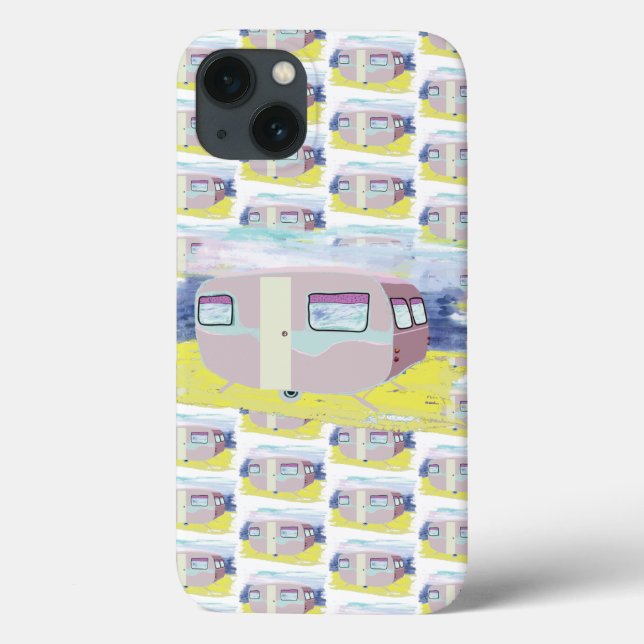 Coques Case-Mate iPhone Cute Camper sur la plage (Verso)