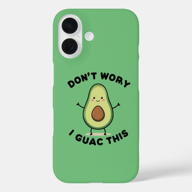 Coques Case-Mate iPhone Cute Cartoon Avocado (Verso)