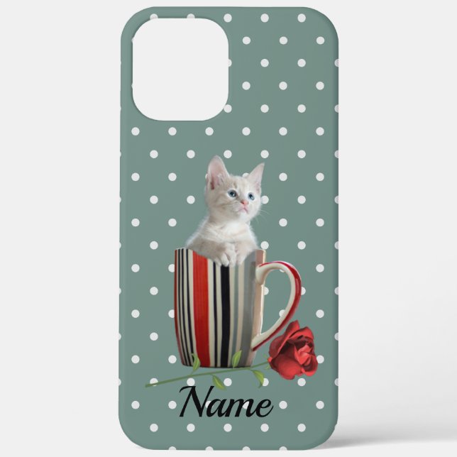 Coques Case-Mate iPhone Cute Chat Kitten Animaux de compagnie Amateurs Cad (Verso)