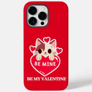 Coque Pour Pour iPhone 14 Pro Max Cute chaton blanc avec coeur
