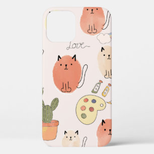 Case-Mate iPhone Case Cute chats sans couture motif