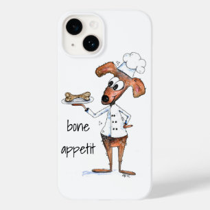 Coque Pour iPhone 14 Cute chef de chien Whimsical