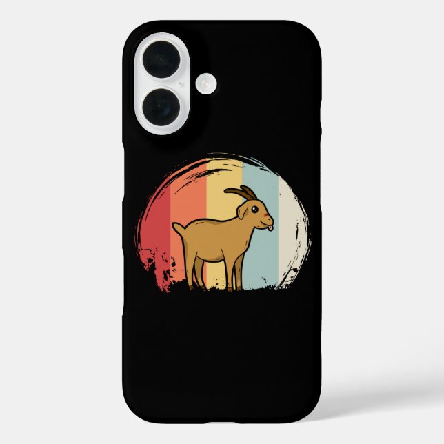 Coques Case-Mate iPhone Cute chèvre Retro (Verso)