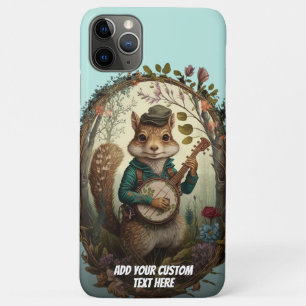Case-Mate iPhone Case Cute Chipmunk Banjo Fleur sauvage Cottagecore Pers
