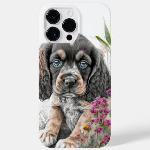 COQUE POUR POUR iPhone 14 PRO MAX CUTE COCKER COCKER SPANIEL PUPPING CHIEN