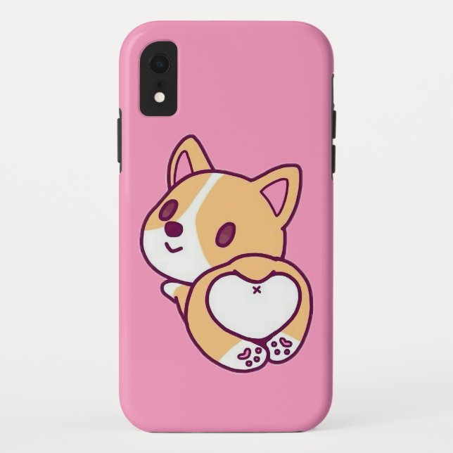Coques Case-Mate iPhone Cute Corgi Puppy Love (Dos)