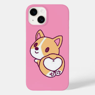Coque Pour iPhone 14 Cute Corgi Puppy Love