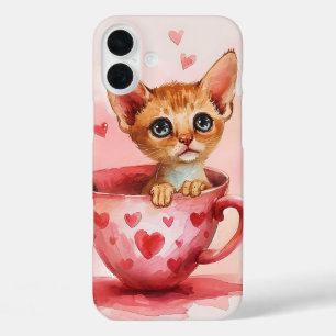 COQUES iPhone 16 PLUS CUTE CUTE CUTERCOLOR CUISINE ASSIS DANS TASSE DE T