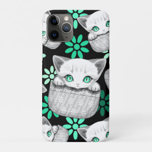 Case-Mate iPhone Case Cute de chat et pointe joueuse à partir d'une poch