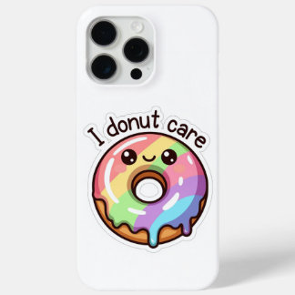 Coque iPhone 15 Pro Max Cute Donut "I Donut Care" iPhone 15 Pro Max Case