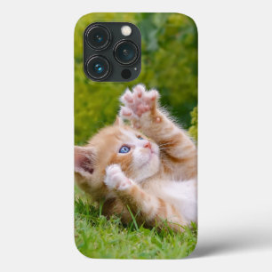 Case-Mate iPhone Case Cute drôle chaton chaton jouant dans un jardin fle