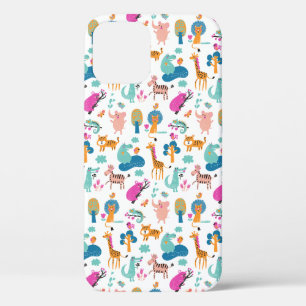 Case-Mate iPhone Case Cute et colorée Jungle Animaux Motif