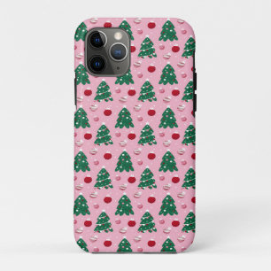 Case-Mate iPhone Case Cute Festif Hiver Rose Frosty Snowman